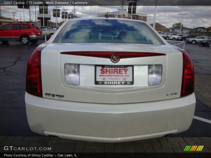 White Diamond / Cashmere 2007 Cadillac CTS Sedan