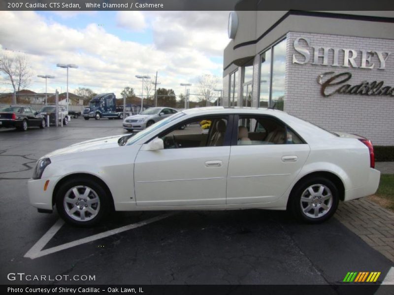 White Diamond / Cashmere 2007 Cadillac CTS Sedan