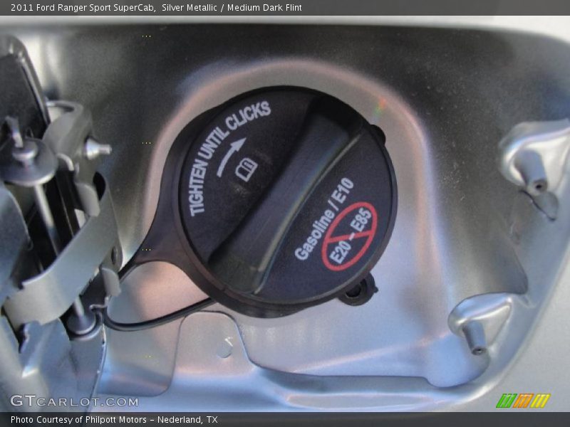 Silver Metallic / Medium Dark Flint 2011 Ford Ranger Sport SuperCab