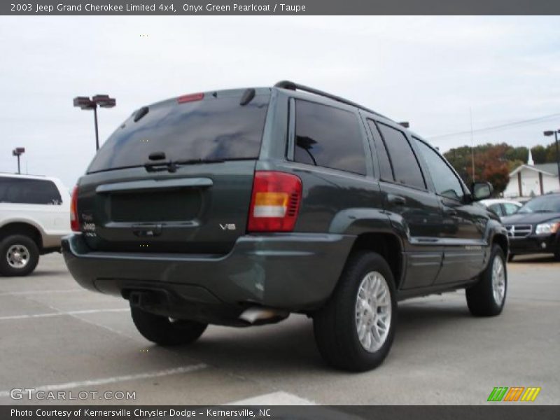 Onyx Green Pearlcoat / Taupe 2003 Jeep Grand Cherokee Limited 4x4