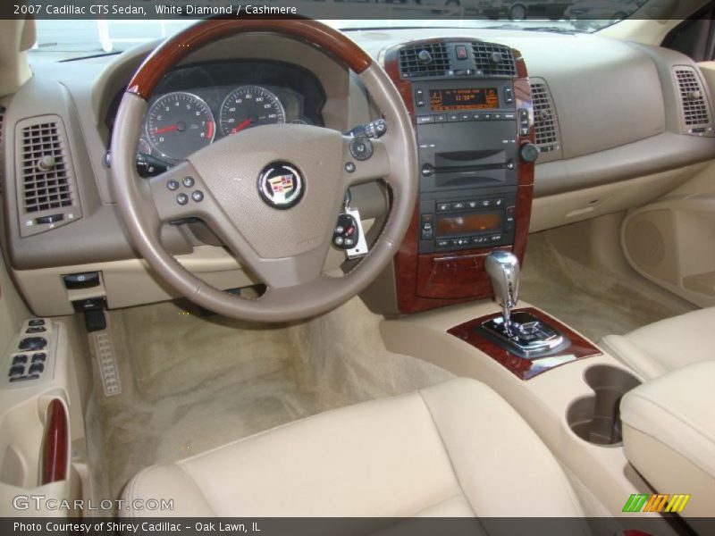 White Diamond / Cashmere 2007 Cadillac CTS Sedan