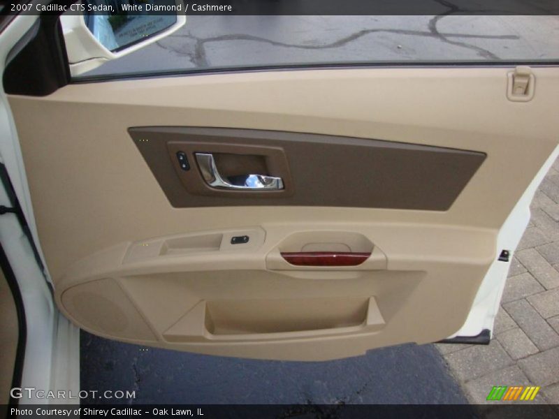 White Diamond / Cashmere 2007 Cadillac CTS Sedan