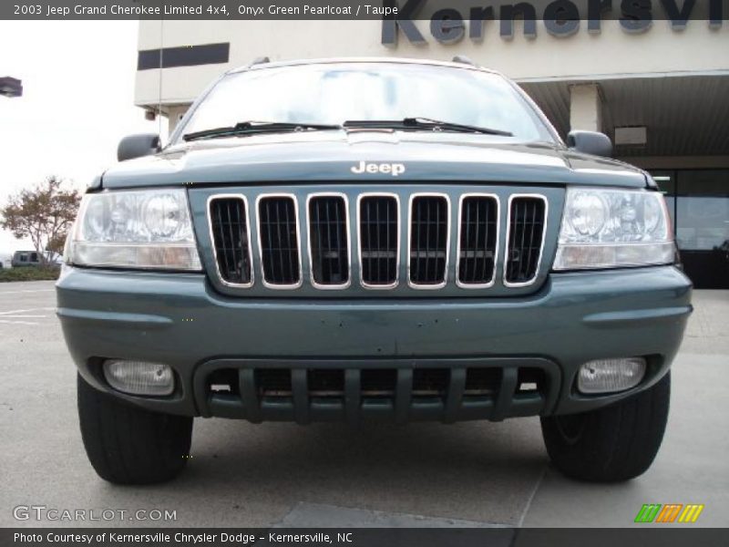 Onyx Green Pearlcoat / Taupe 2003 Jeep Grand Cherokee Limited 4x4