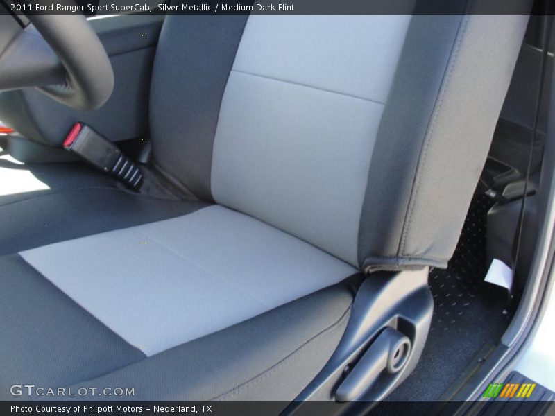 Silver Metallic / Medium Dark Flint 2011 Ford Ranger Sport SuperCab