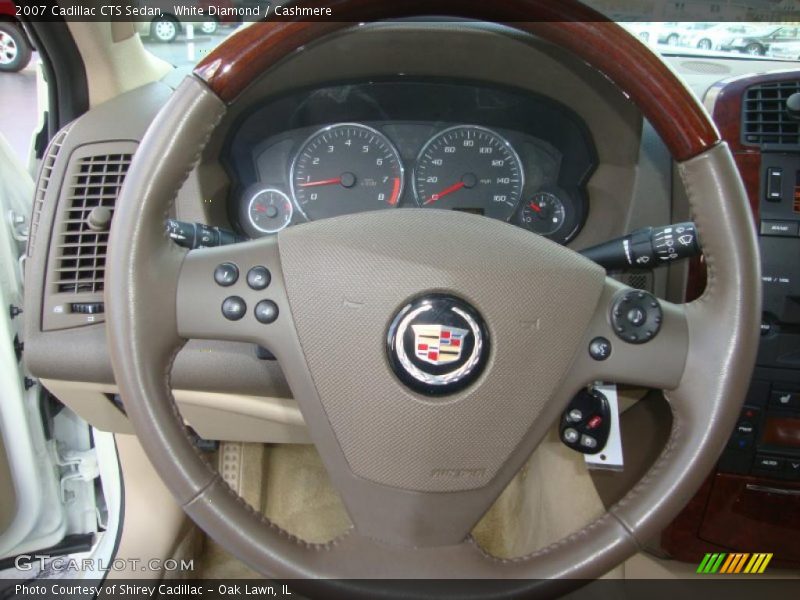 White Diamond / Cashmere 2007 Cadillac CTS Sedan