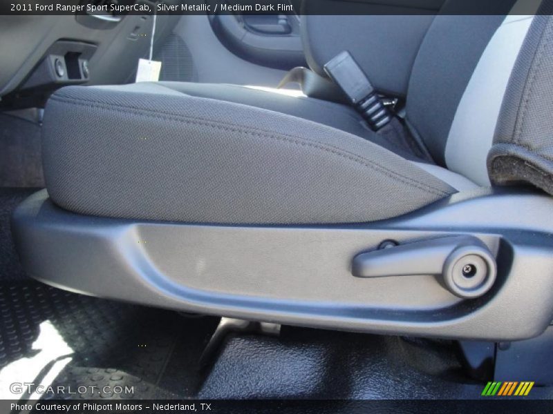 Silver Metallic / Medium Dark Flint 2011 Ford Ranger Sport SuperCab