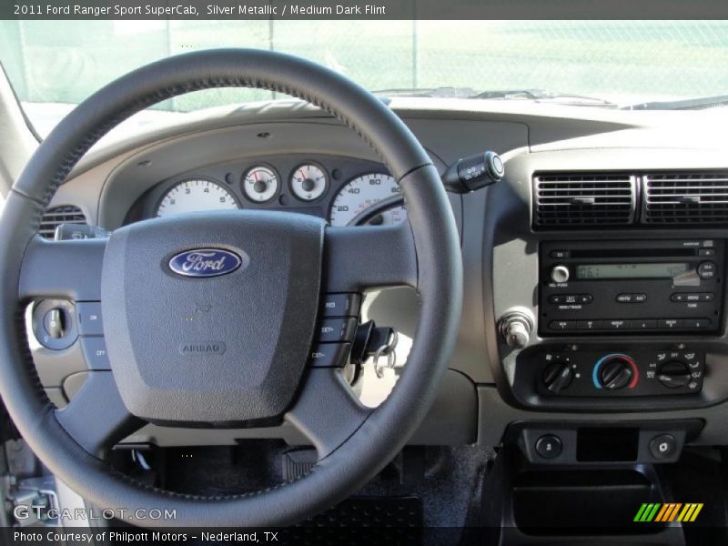 Silver Metallic / Medium Dark Flint 2011 Ford Ranger Sport SuperCab