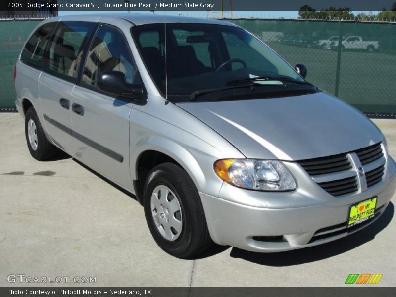 Butane Blue Pearl / Medium Slate Gray 2005 Dodge Grand Caravan SE