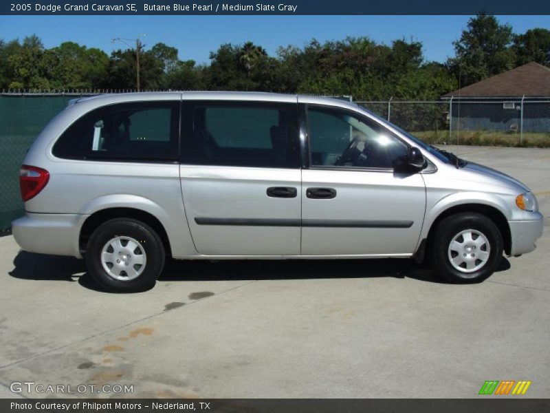 Butane Blue Pearl / Medium Slate Gray 2005 Dodge Grand Caravan SE