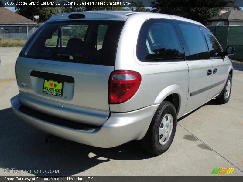 Butane Blue Pearl / Medium Slate Gray 2005 Dodge Grand Caravan SE