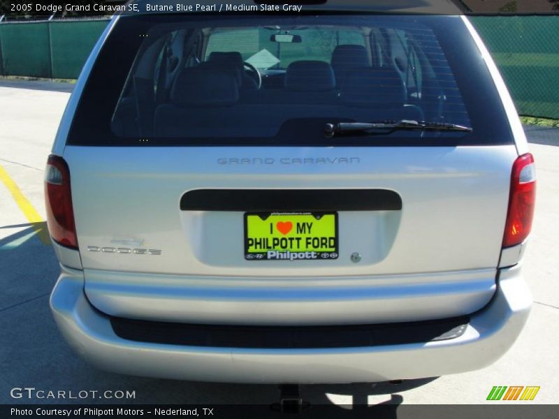 Butane Blue Pearl / Medium Slate Gray 2005 Dodge Grand Caravan SE