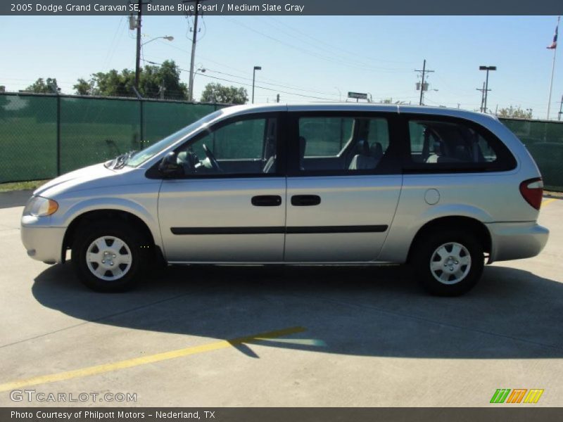 Butane Blue Pearl / Medium Slate Gray 2005 Dodge Grand Caravan SE