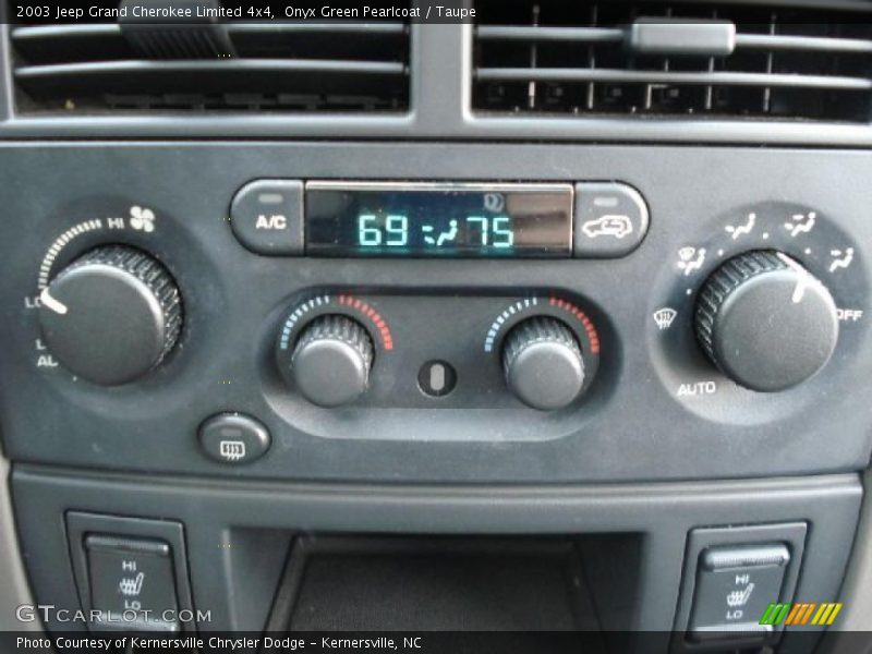Controls of 2003 Grand Cherokee Limited 4x4