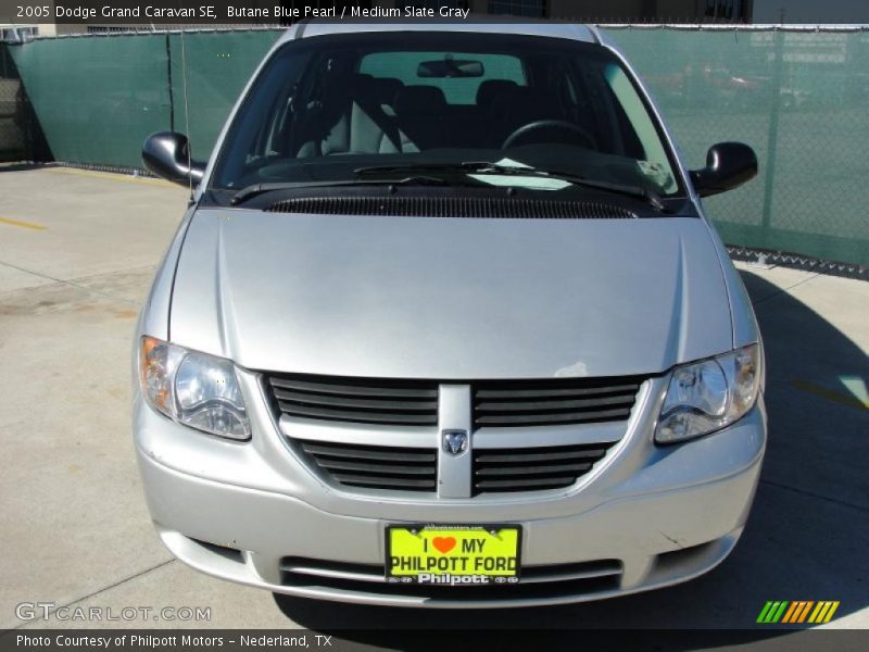 Butane Blue Pearl / Medium Slate Gray 2005 Dodge Grand Caravan SE