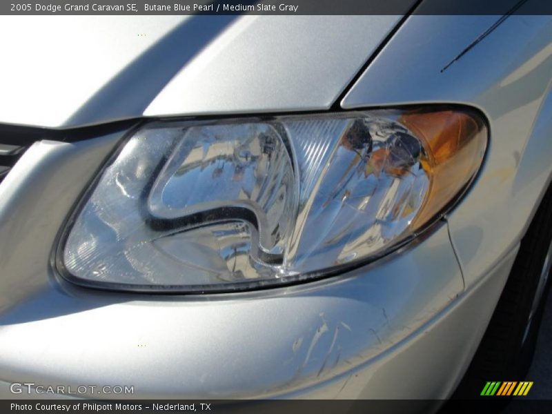 Butane Blue Pearl / Medium Slate Gray 2005 Dodge Grand Caravan SE