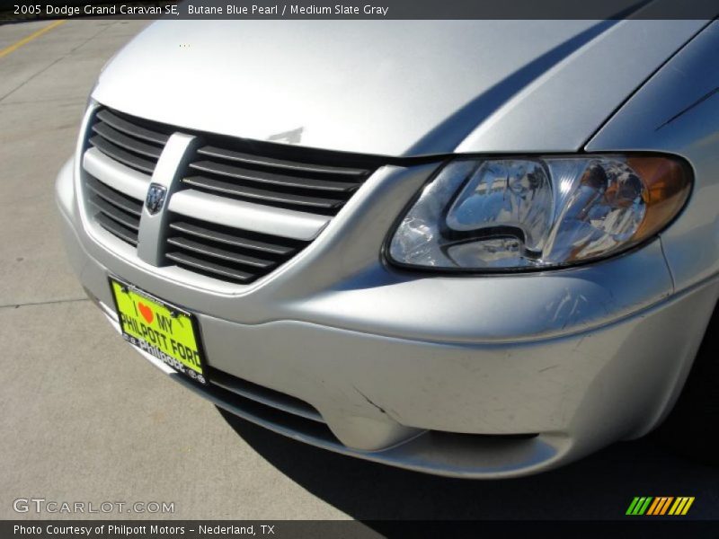 Butane Blue Pearl / Medium Slate Gray 2005 Dodge Grand Caravan SE