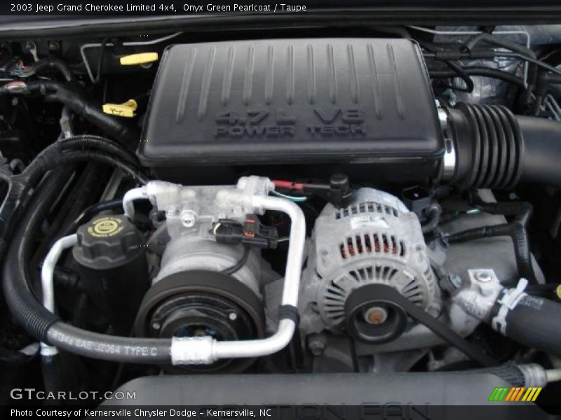  2003 Grand Cherokee Limited 4x4 Engine - 4.7 Liter SOHC 16-Valve V8