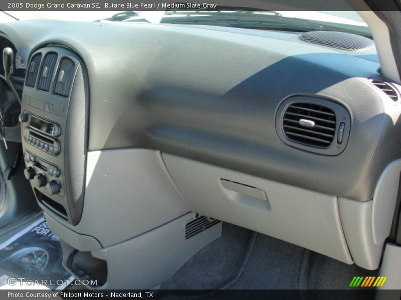 Butane Blue Pearl / Medium Slate Gray 2005 Dodge Grand Caravan SE