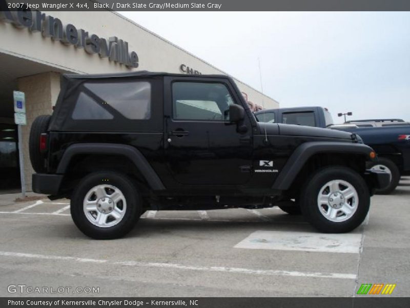 Black / Dark Slate Gray/Medium Slate Gray 2007 Jeep Wrangler X 4x4