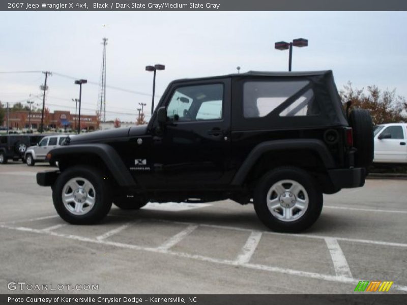 Black / Dark Slate Gray/Medium Slate Gray 2007 Jeep Wrangler X 4x4