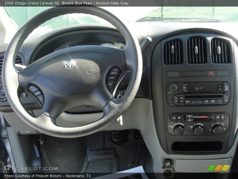 Butane Blue Pearl / Medium Slate Gray 2005 Dodge Grand Caravan SE