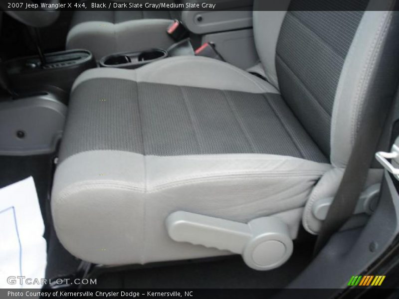 Black / Dark Slate Gray/Medium Slate Gray 2007 Jeep Wrangler X 4x4