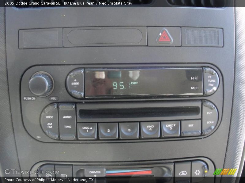 Butane Blue Pearl / Medium Slate Gray 2005 Dodge Grand Caravan SE