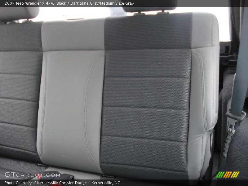 Black / Dark Slate Gray/Medium Slate Gray 2007 Jeep Wrangler X 4x4