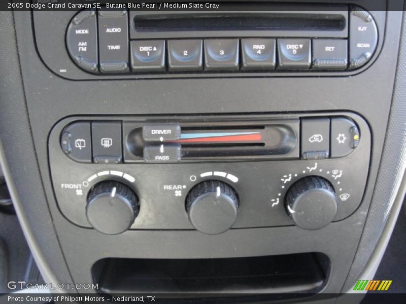 Butane Blue Pearl / Medium Slate Gray 2005 Dodge Grand Caravan SE