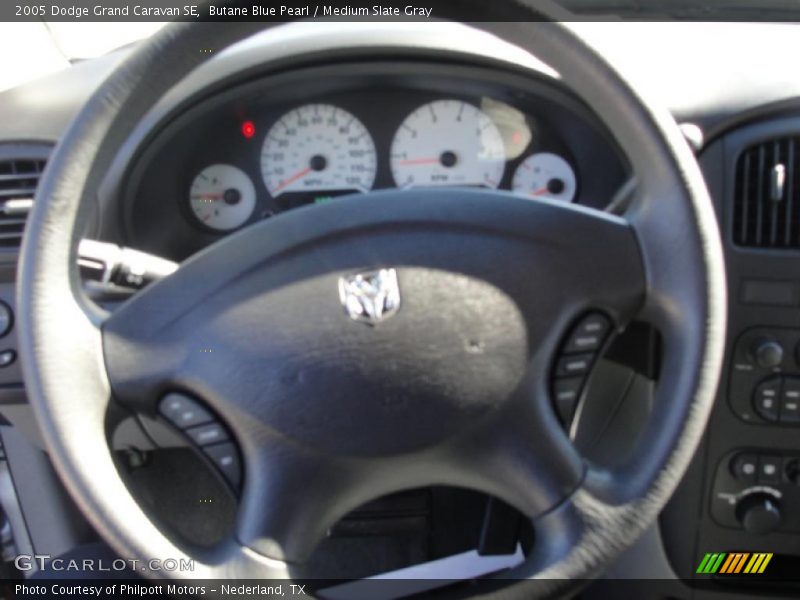 Butane Blue Pearl / Medium Slate Gray 2005 Dodge Grand Caravan SE