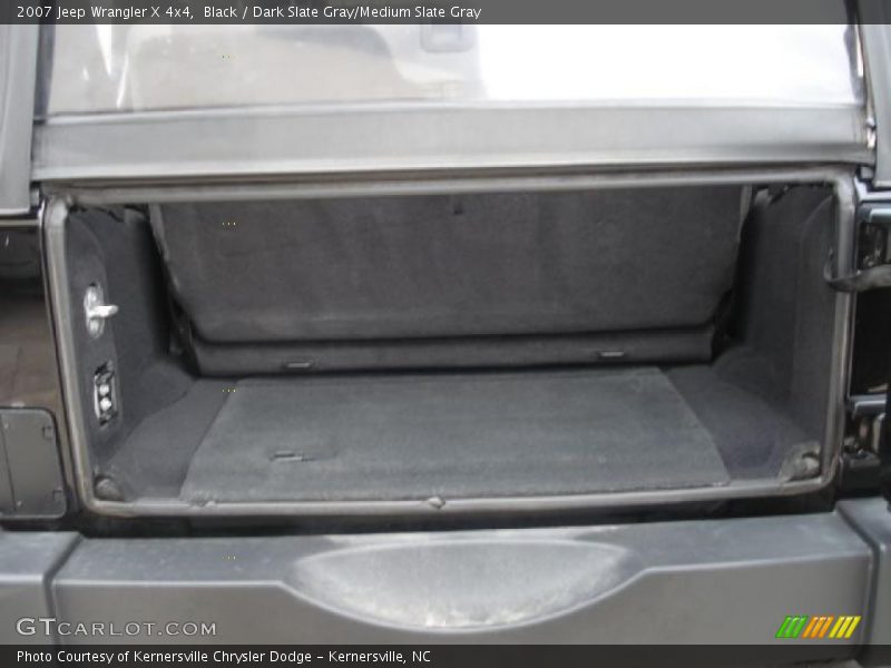 Black / Dark Slate Gray/Medium Slate Gray 2007 Jeep Wrangler X 4x4