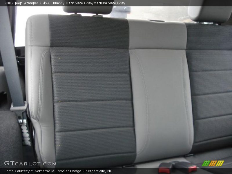 Black / Dark Slate Gray/Medium Slate Gray 2007 Jeep Wrangler X 4x4