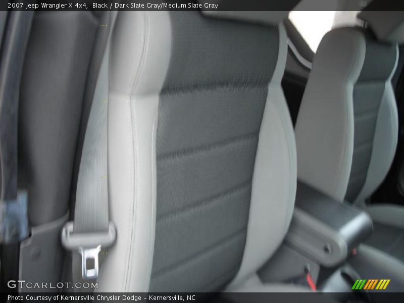 Black / Dark Slate Gray/Medium Slate Gray 2007 Jeep Wrangler X 4x4
