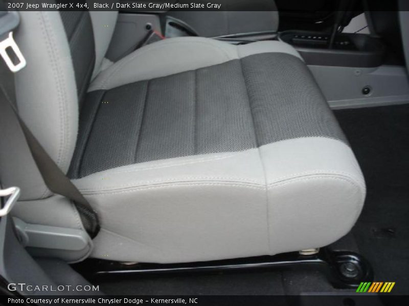 Black / Dark Slate Gray/Medium Slate Gray 2007 Jeep Wrangler X 4x4
