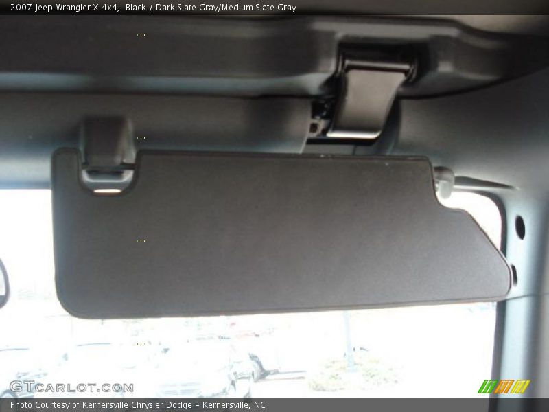 Black / Dark Slate Gray/Medium Slate Gray 2007 Jeep Wrangler X 4x4