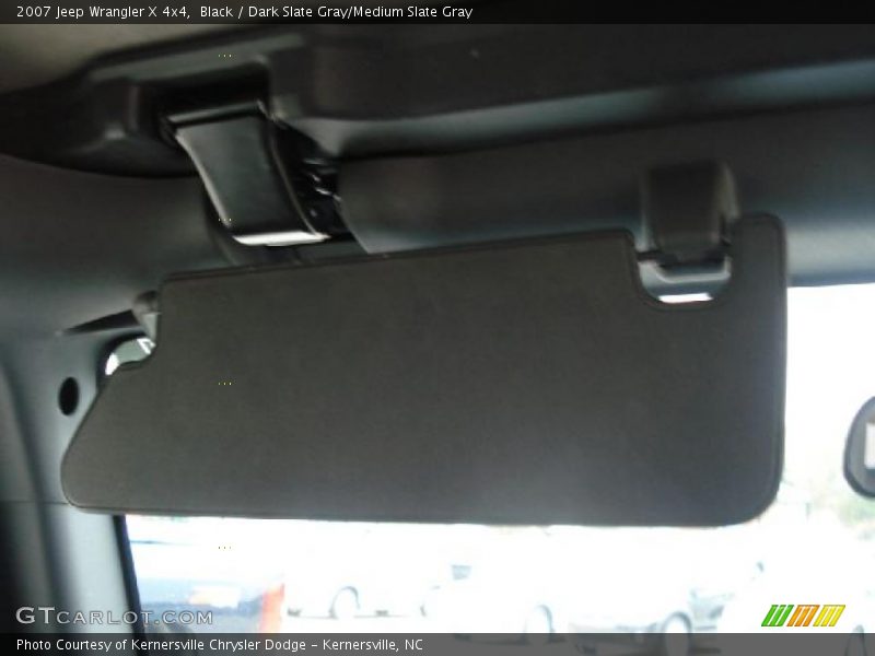 Black / Dark Slate Gray/Medium Slate Gray 2007 Jeep Wrangler X 4x4