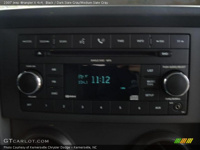 Black / Dark Slate Gray/Medium Slate Gray 2007 Jeep Wrangler X 4x4