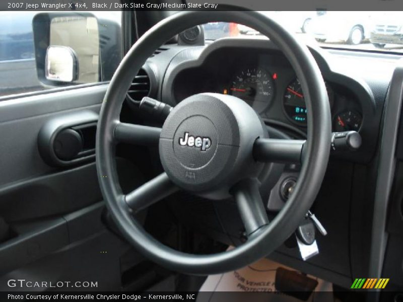 Black / Dark Slate Gray/Medium Slate Gray 2007 Jeep Wrangler X 4x4