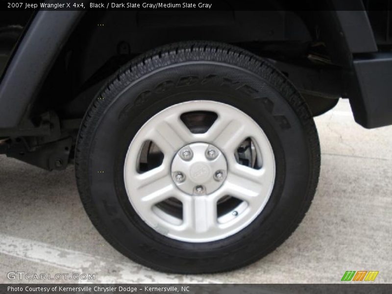 Black / Dark Slate Gray/Medium Slate Gray 2007 Jeep Wrangler X 4x4