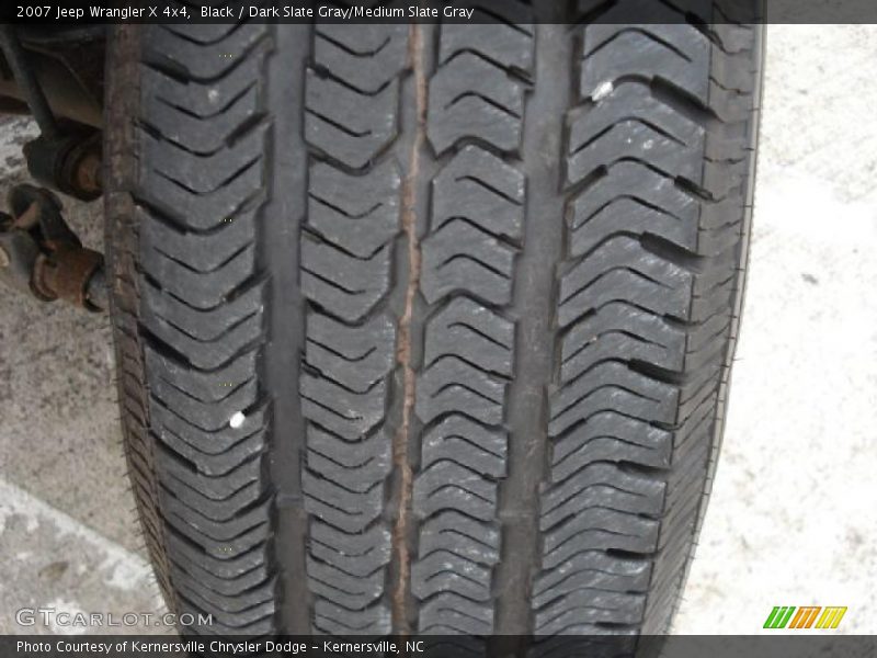 Black / Dark Slate Gray/Medium Slate Gray 2007 Jeep Wrangler X 4x4