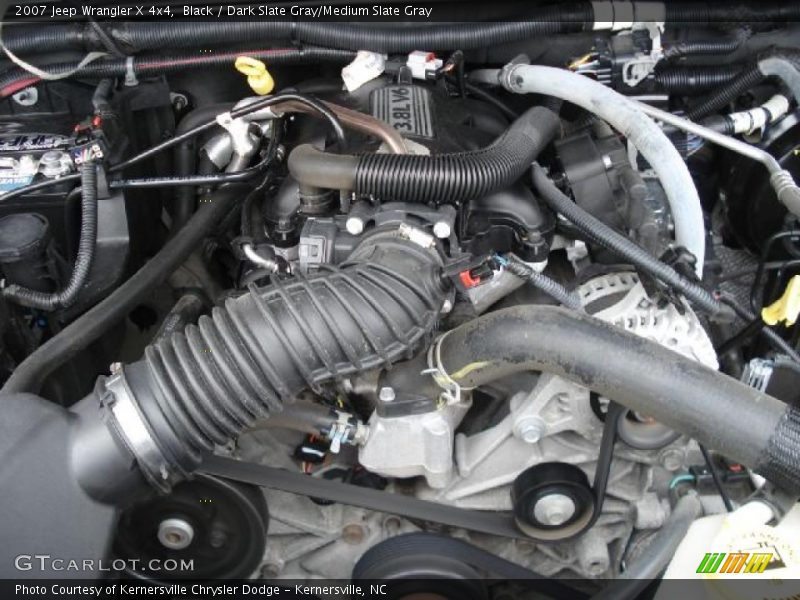 Black / Dark Slate Gray/Medium Slate Gray 2007 Jeep Wrangler X 4x4