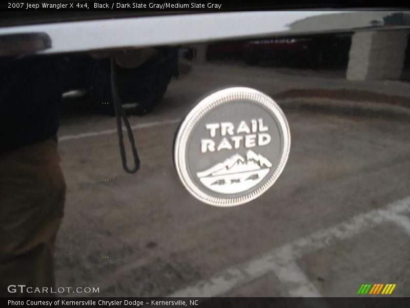 Black / Dark Slate Gray/Medium Slate Gray 2007 Jeep Wrangler X 4x4