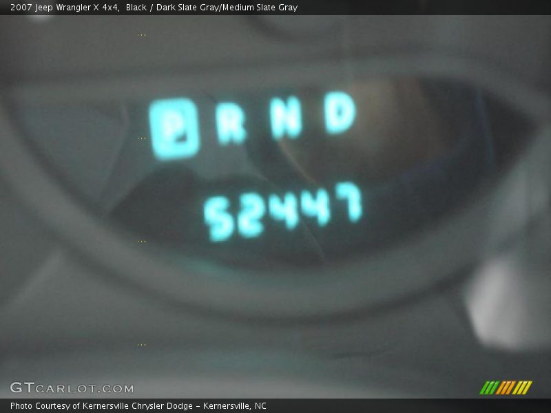 Black / Dark Slate Gray/Medium Slate Gray 2007 Jeep Wrangler X 4x4
