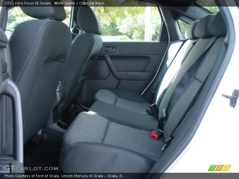 White Suede / Charcoal Black 2011 Ford Focus SE Sedan