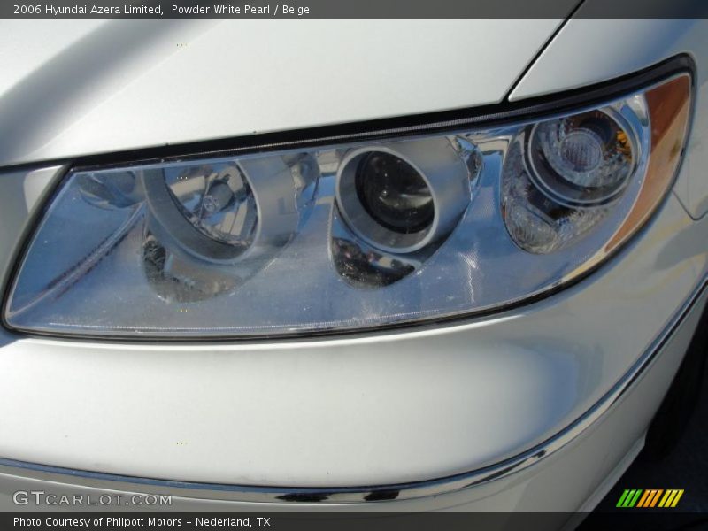Powder White Pearl / Beige 2006 Hyundai Azera Limited