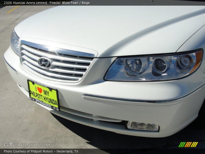Powder White Pearl / Beige 2006 Hyundai Azera Limited