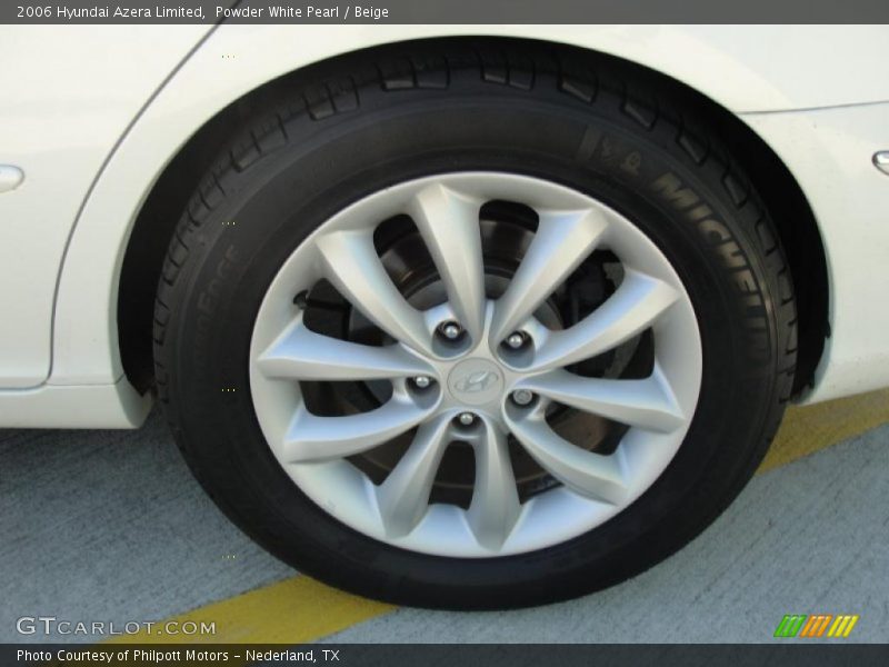 Powder White Pearl / Beige 2006 Hyundai Azera Limited