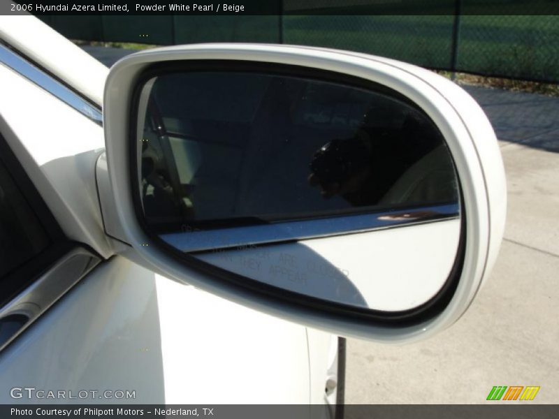 Powder White Pearl / Beige 2006 Hyundai Azera Limited