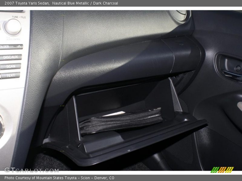 Nautical Blue Metallic / Dark Charcoal 2007 Toyota Yaris Sedan