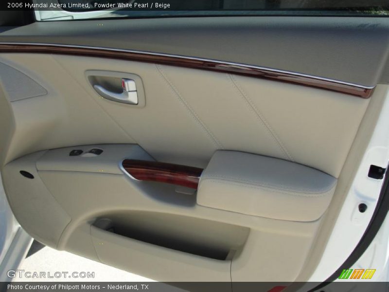 Powder White Pearl / Beige 2006 Hyundai Azera Limited
